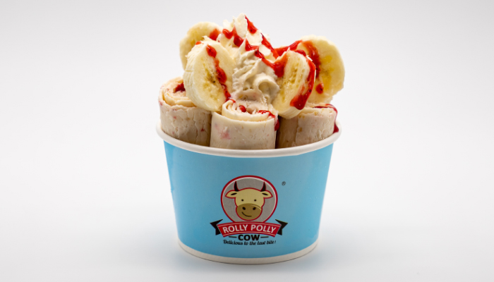 Tropical Cheesecake Non-Dairy Rolly Polly Rolls